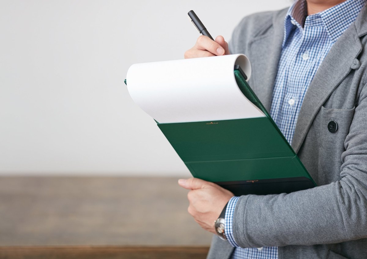 KING JIM Magnetic Clipboard with Flap - PP Film Cover - 12.8" Document Board