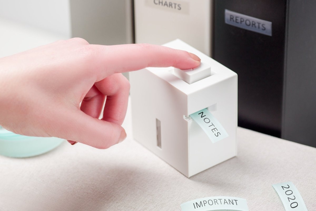 KING JIM TEPRA Lite Portable Label Printer - Smartphone Bluetooth Thermal