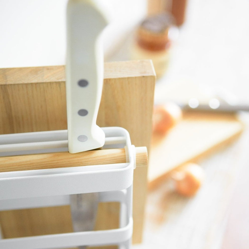 
                      
                        Yamazaki Home Knife & Cutting Board Stand - Steel + Wood - lily & onyx
                      
                    