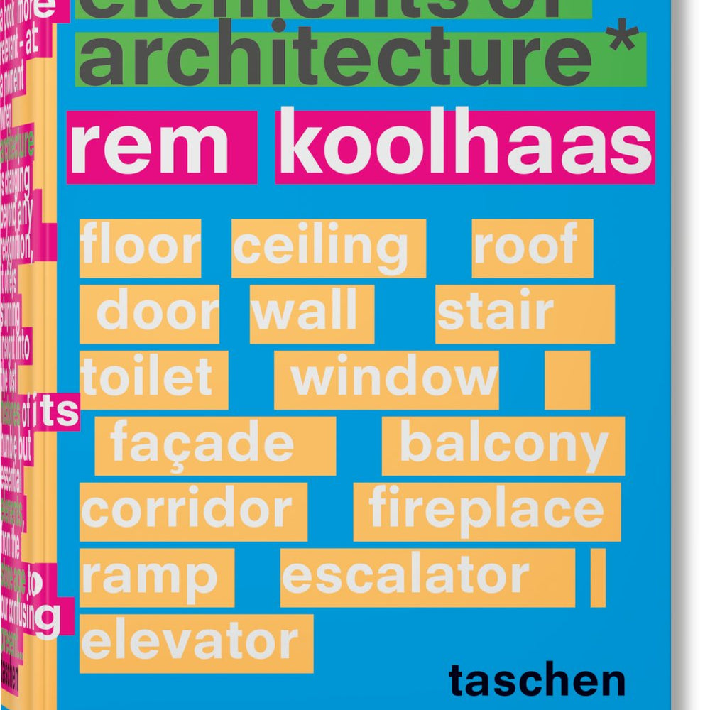 TASCHEN Koolhaas. Elements of Architecture (English) - lily & onyx