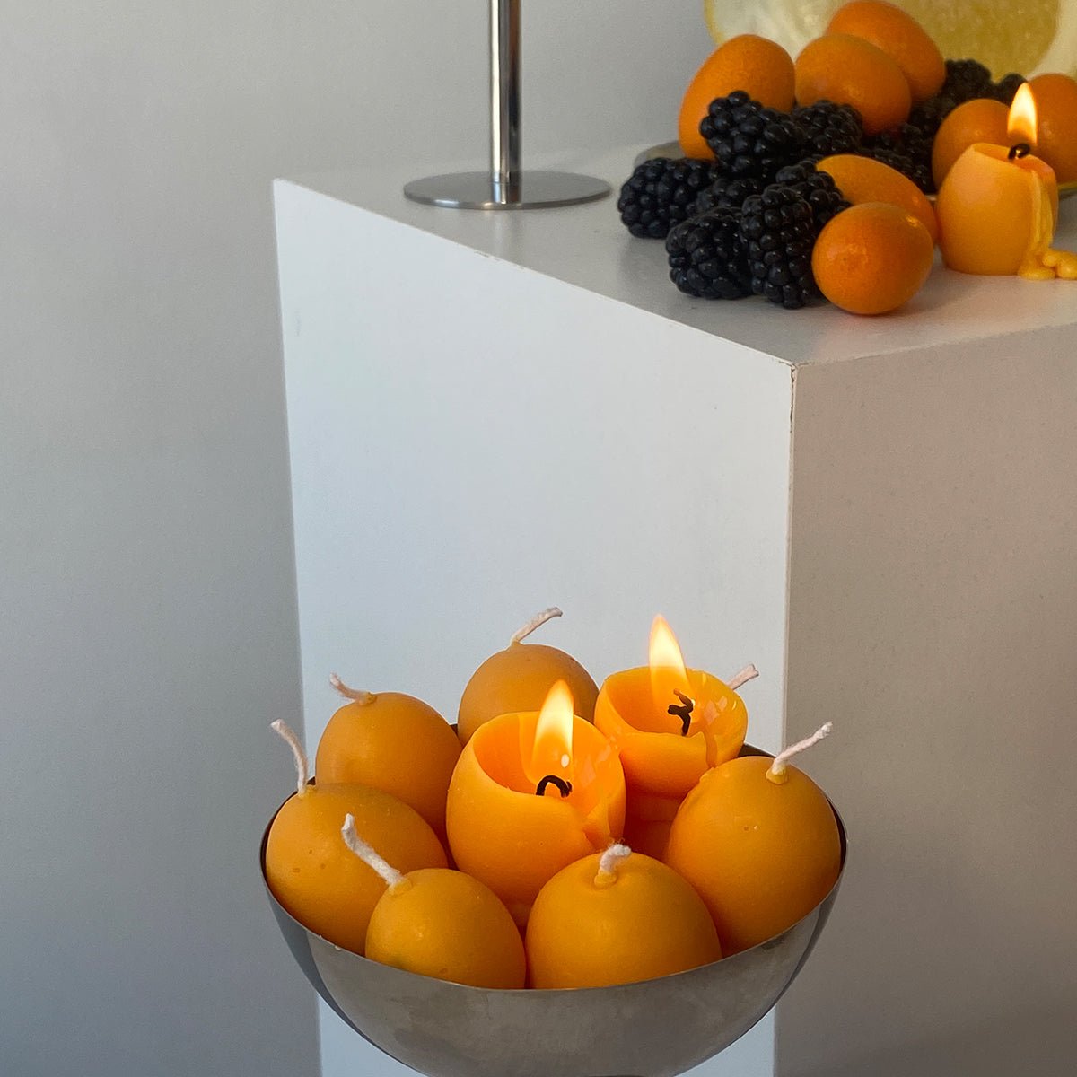 Scandles Kumquat Candles - 8 Pack - lily & onyx