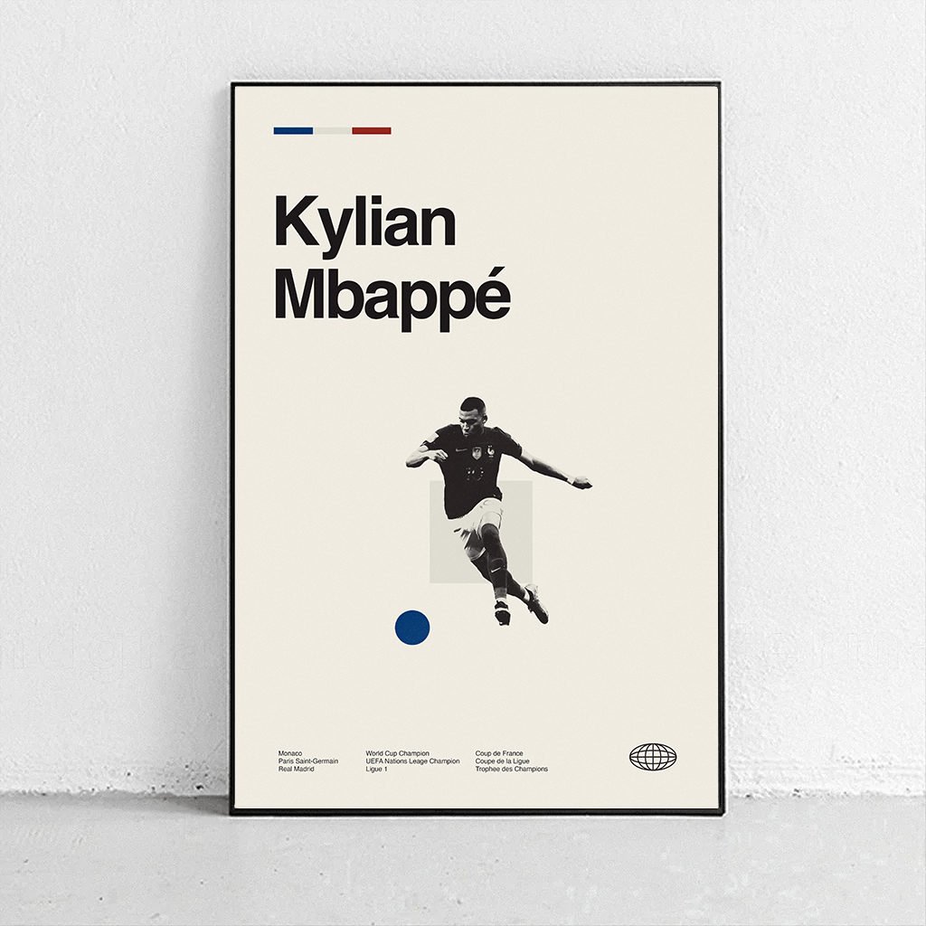 Sandgrain Studio Kylian Mbappé - France - lily & onyx