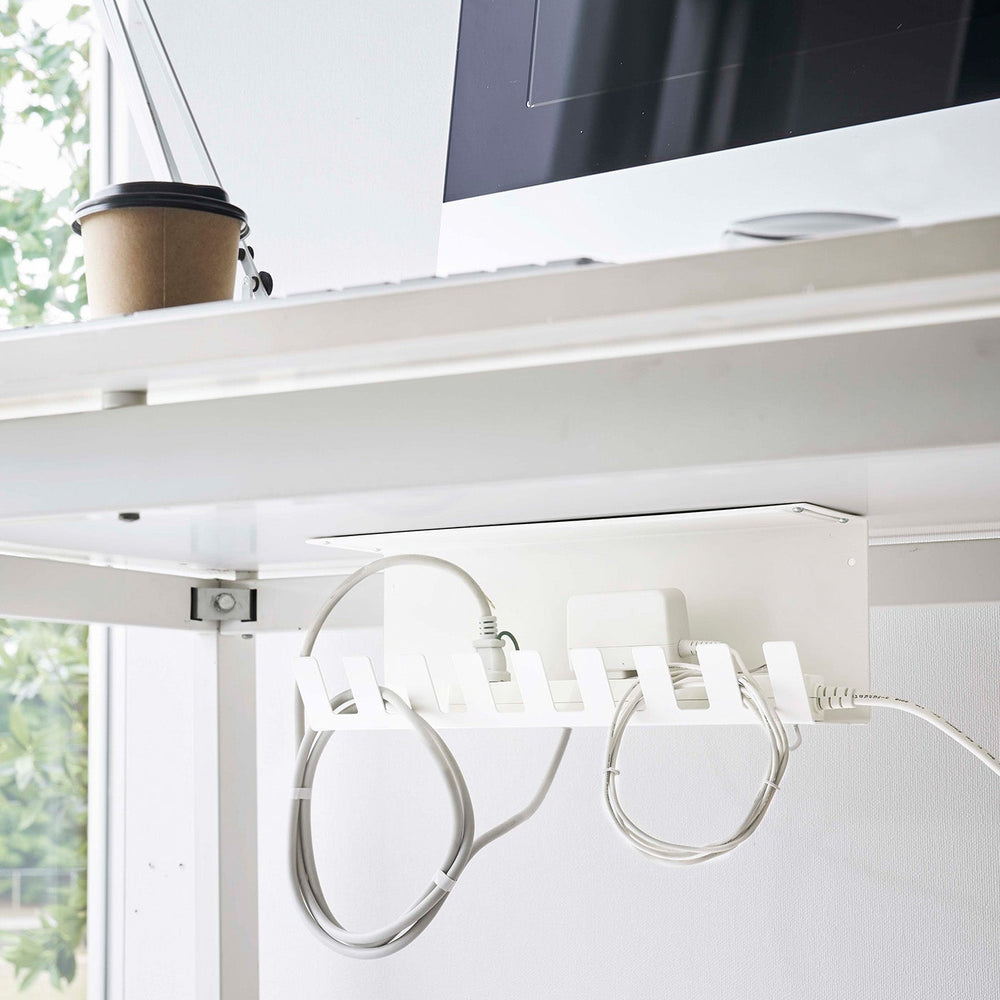 Under-Desk Steel Cable Organizer