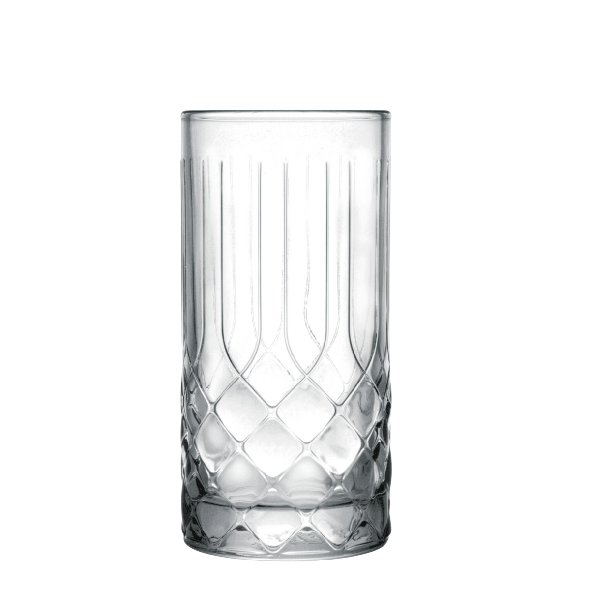 La Rochere NA Chicago Long Drink Glass - Set of 6 | Embossed French Glassware