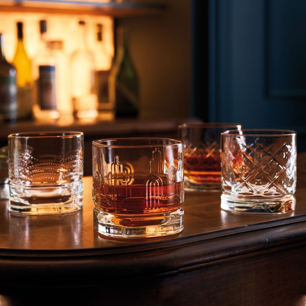La Rochere NA Dandy Assorted Whiskey Glasses – Set of 4 | Global Heritage Barware