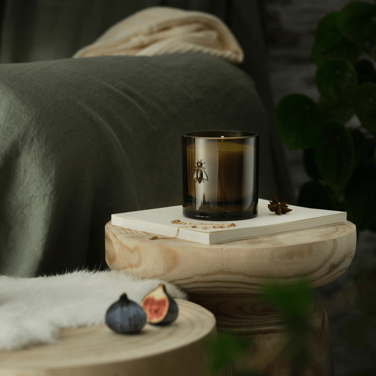 La Rochere NA Fig Bee Candle – Sun - Ripened Fig Scented