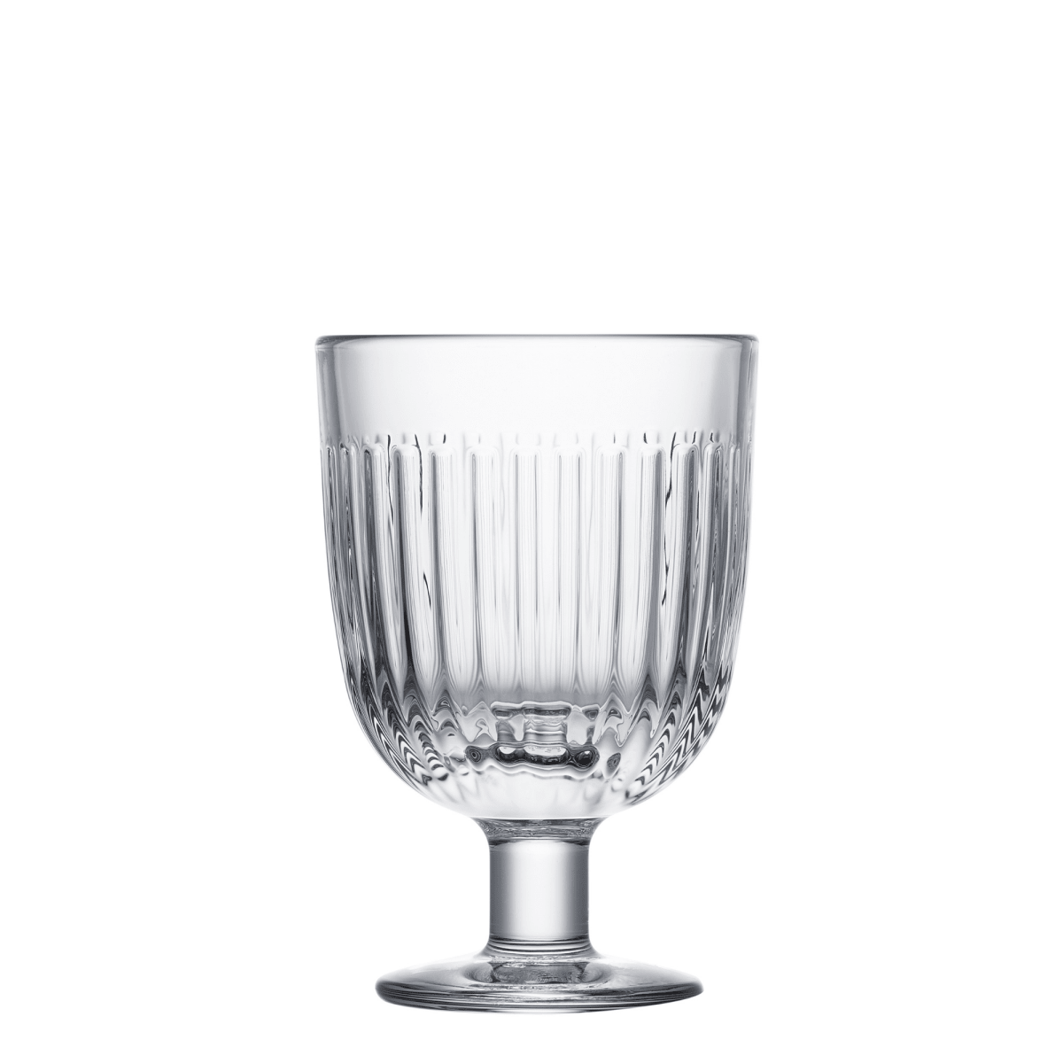 La Rochere NA Ouessant Clear Ribbed Wine Glasses – Set of 6