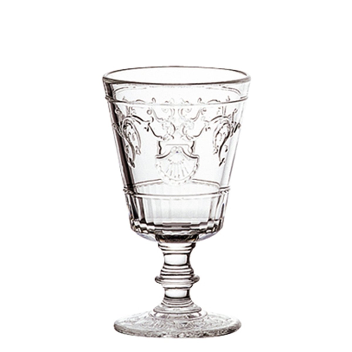 La Rochere NA Versailles Wine Glasses, Set of 6 | French Embossed Glassware