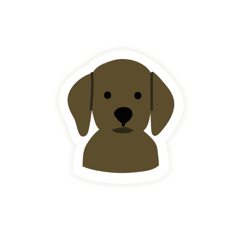A Jar of Pickles Labrador Dog Vinyl Sticker - lily & onyx