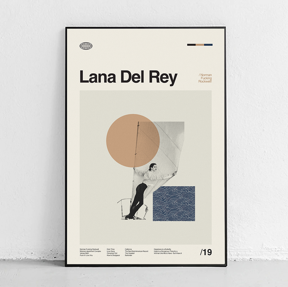 Lana Del Rey - NFG Art Print
