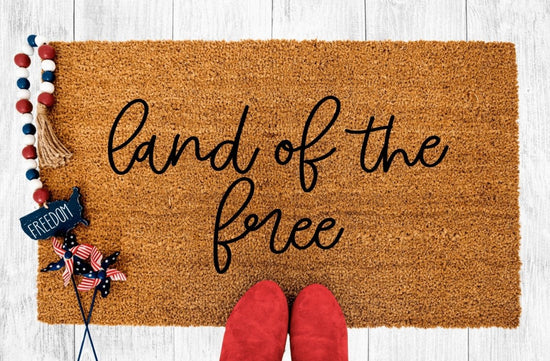 The Doormat Co. Land Of The Free Doormat - lily & onyx