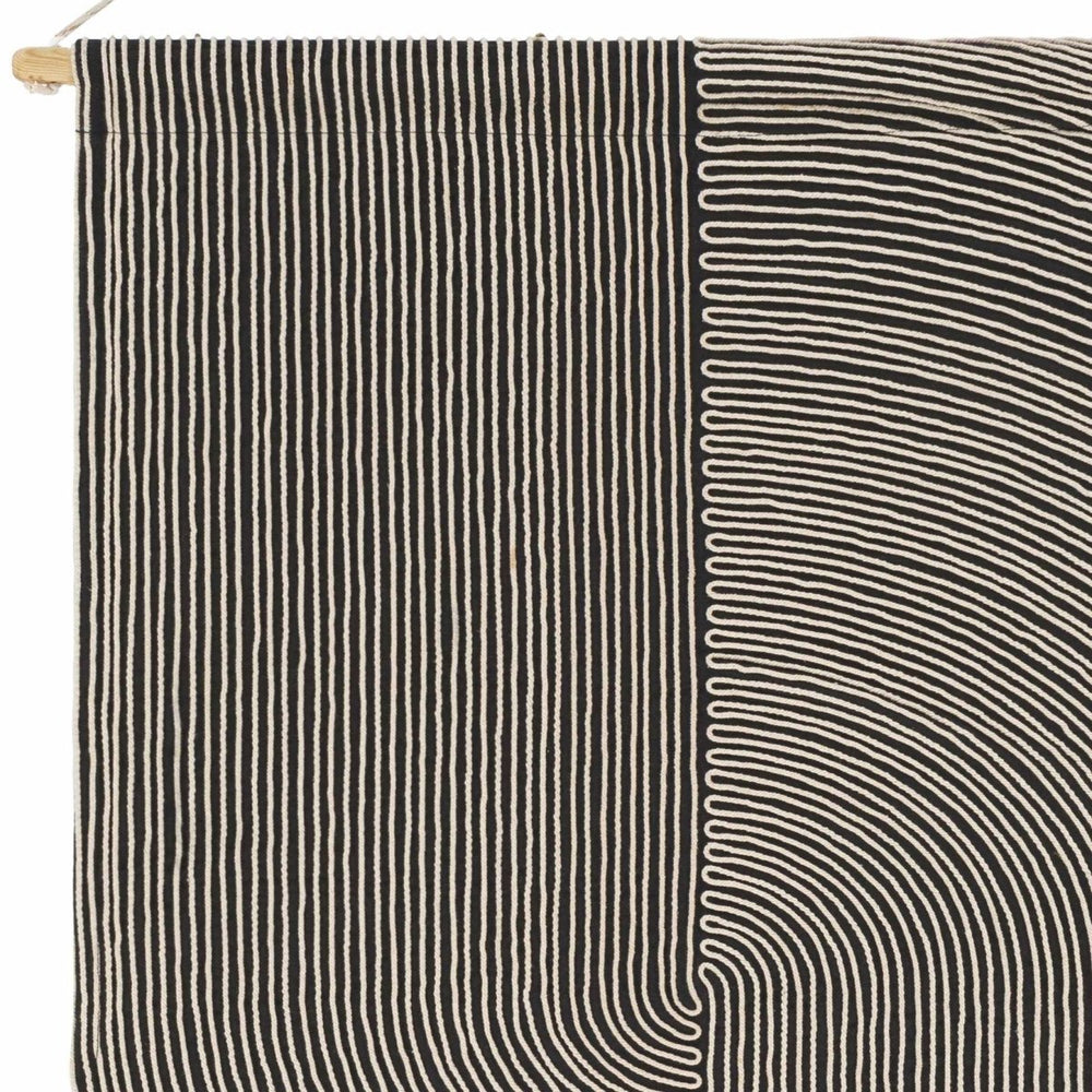 
                      
                        Boutique Rugs Lanse Black and White Geometric Wall Hanging - lily & onyx
                      
                    