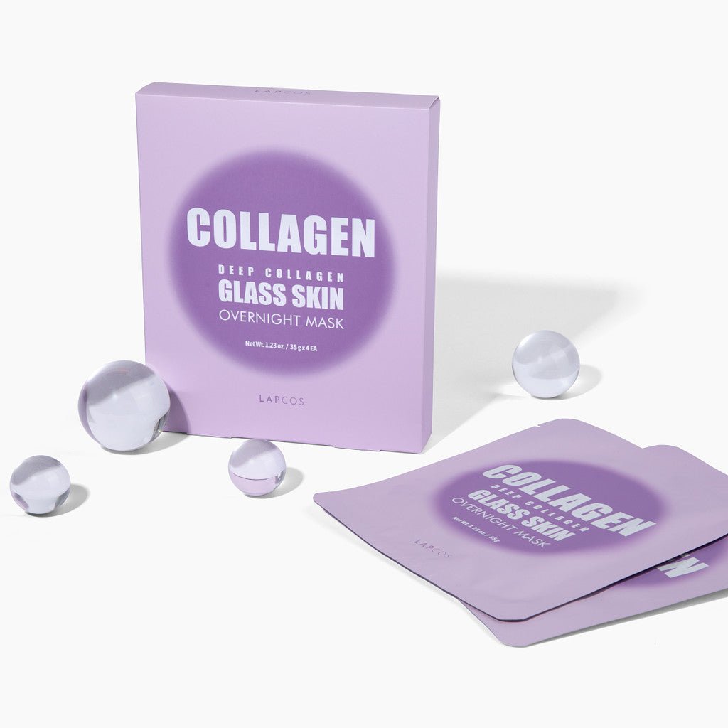 LAPCOS Deep Collagen Glass Skin Overnight Hydrogel Mask