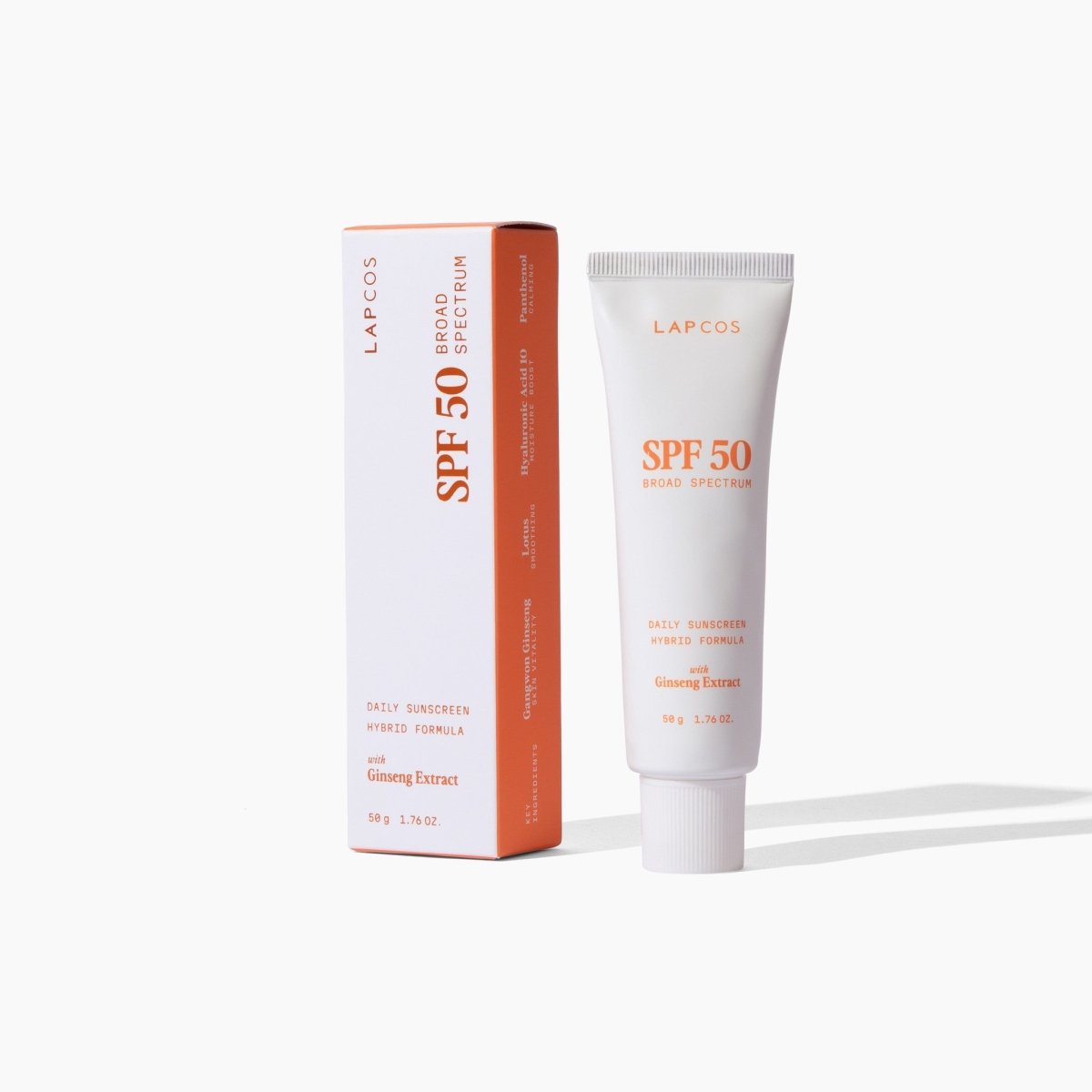LAPCOS Luxury Hybrid Daily Sunscreen SPF 50 + With Ginseng Extract