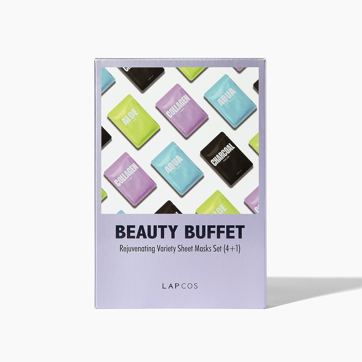 LAPCOS Rejuvenating Sheet Mask Variety Pack | 4 Masks + Milk Feel Cleansing & Exfoliating Pad