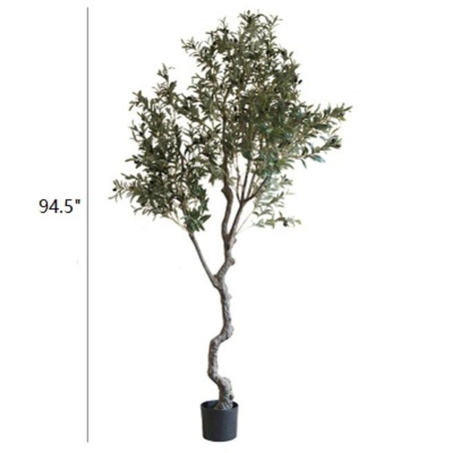 
                      
                        RusticReach Large Artificial 94" Tall Olive Tree In Pot - lily & onyx
                      
                    