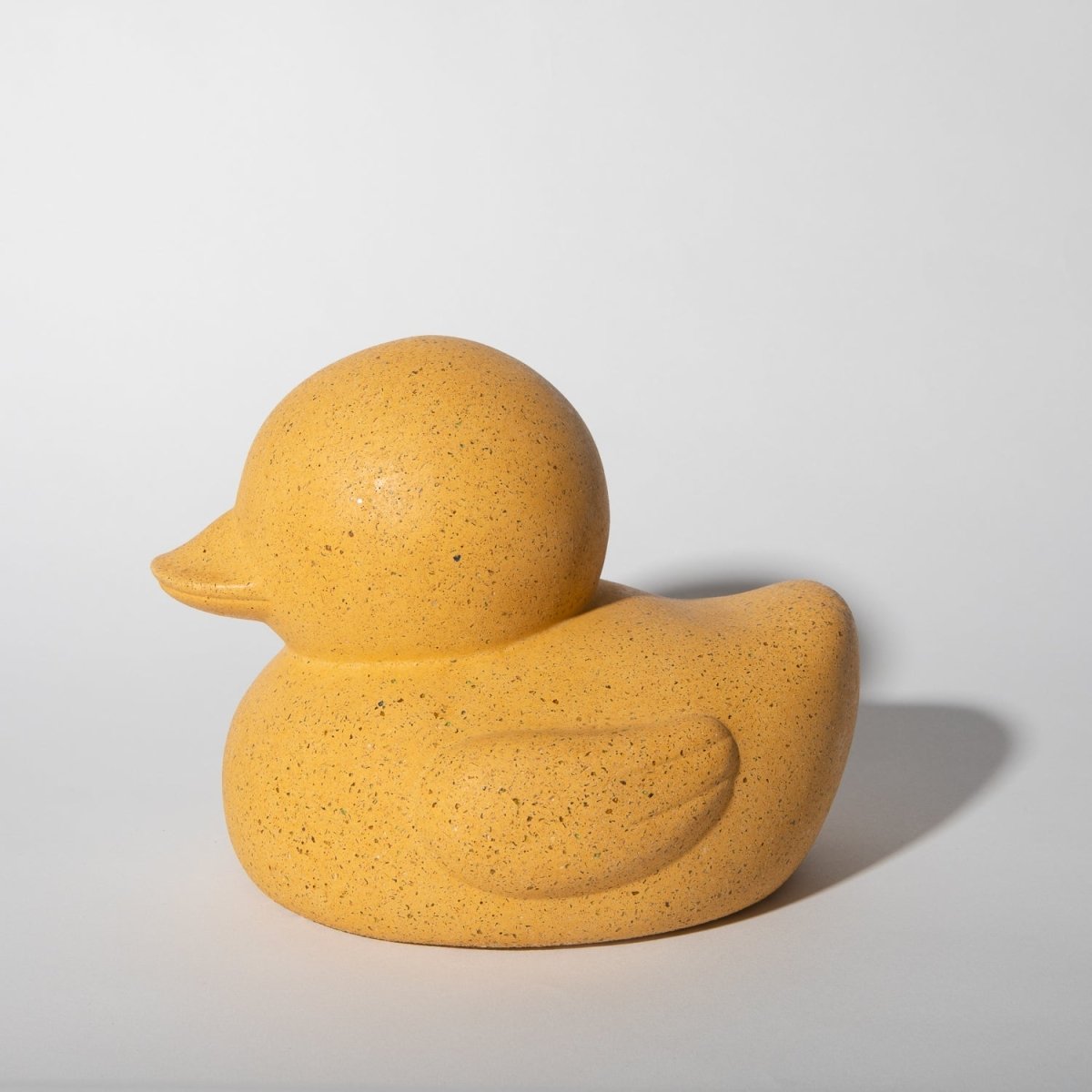 Pretti.Cool Large Concrete “Rubber” Ducky Figurine | Marigold Terrazzo