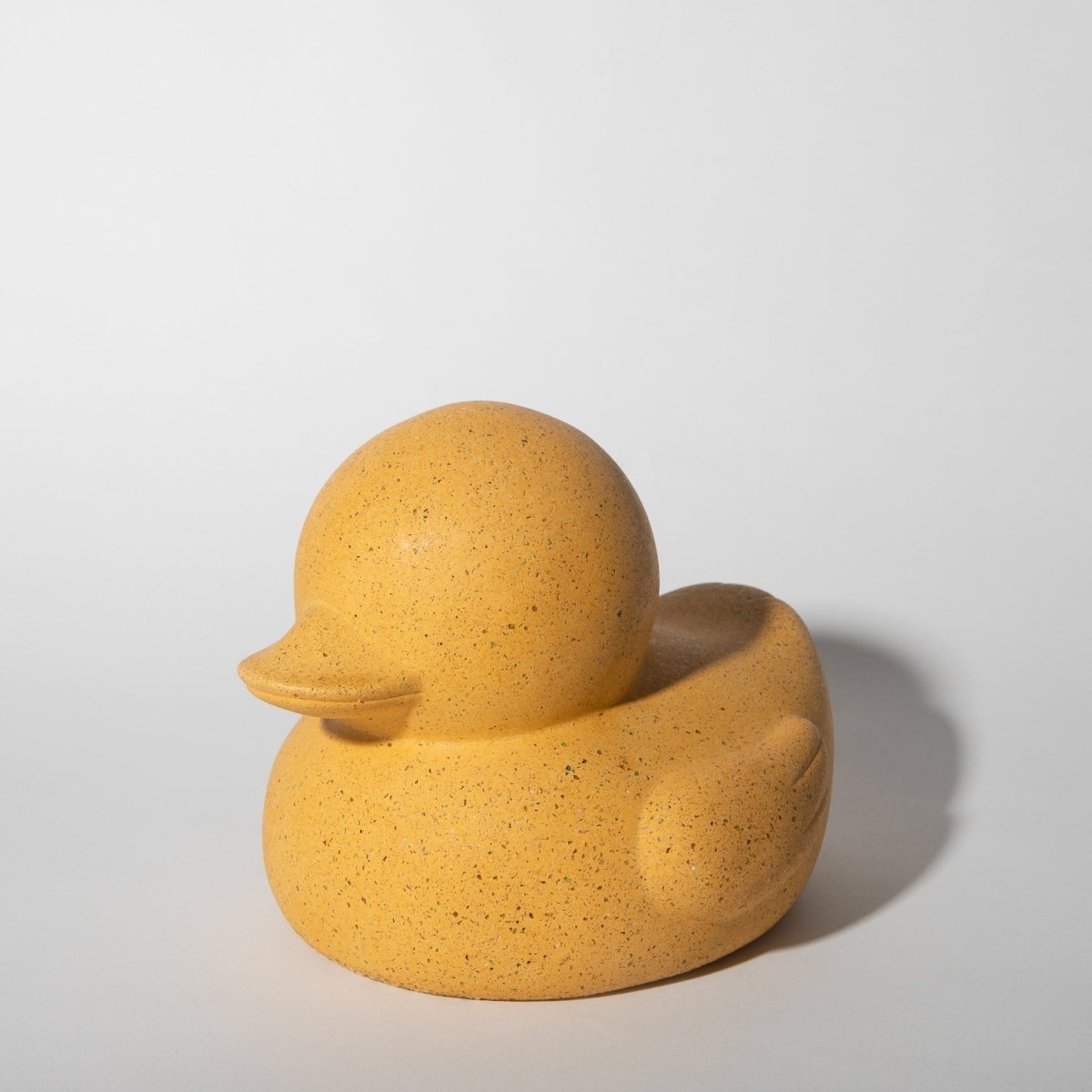 Pretti.Cool Large Concrete “Rubber” Ducky Figurine | Marigold Terrazzo