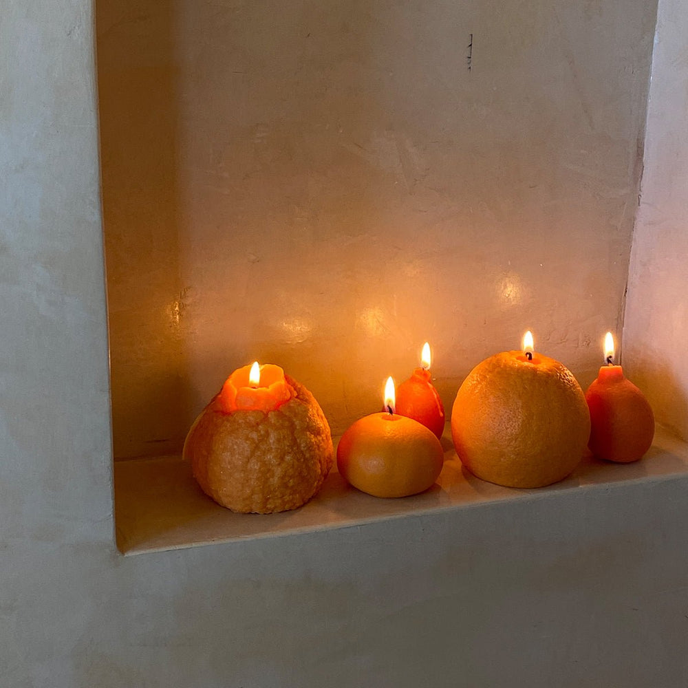
                      
                        Scandles Large Dekopon Orange Candle - lily & onyx
                      
                    