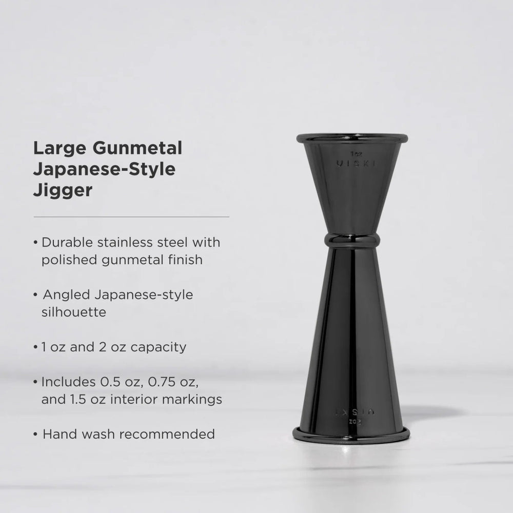 
                      
                        Viski Large Gunmetal Japanese Style Jigger - lily & onyx
                      
                    