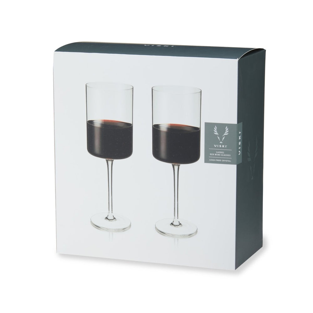 
                      
                        Viski Laurel Crystal Red Wine Glasses, Set of 2 - lily & onyx
                      
                    