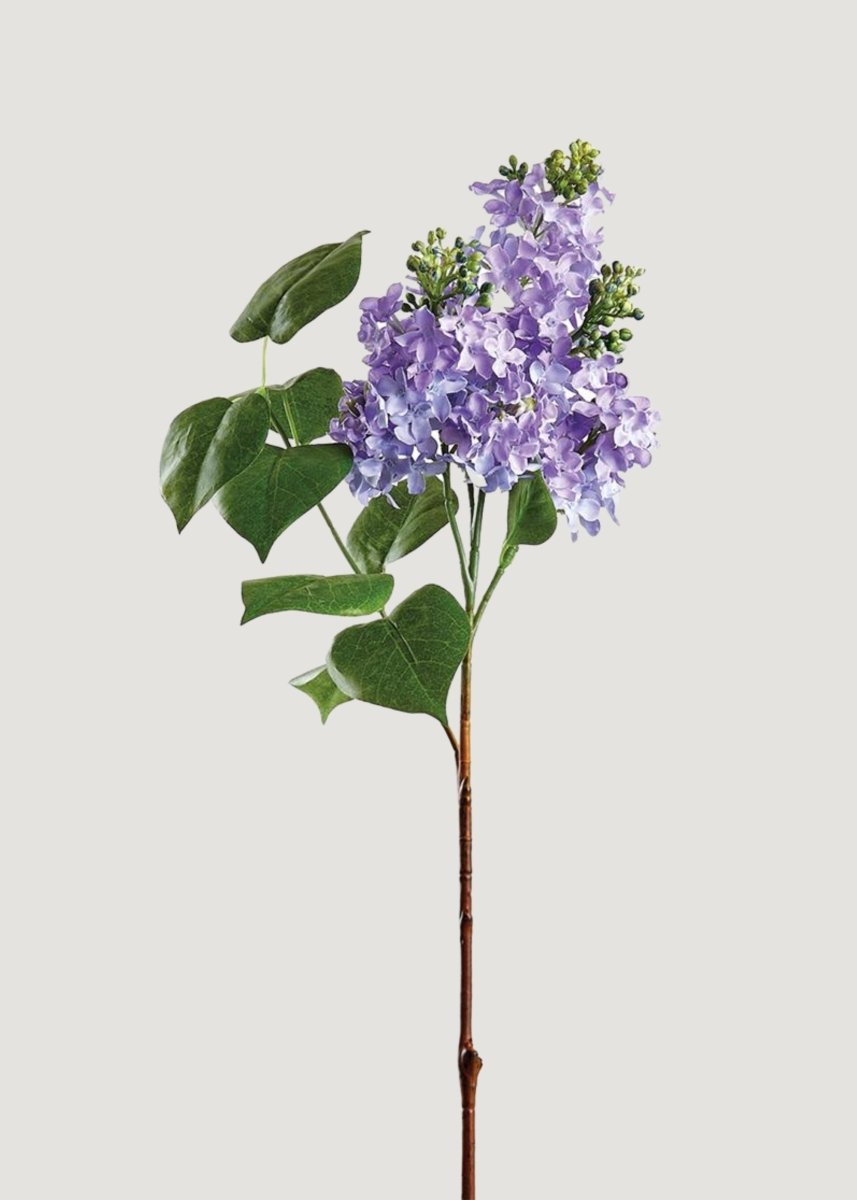 Afloral Lavender Fake Blooming Lilac Branch - 26