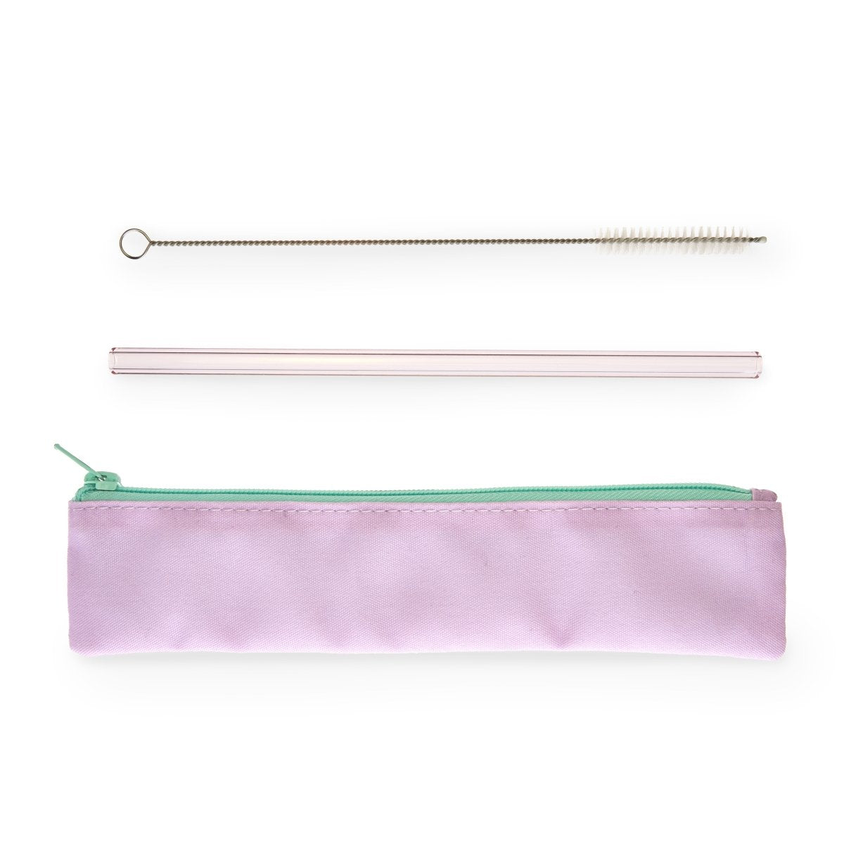 True Lavender Glass Straw, Set of 2 - lily & onyx