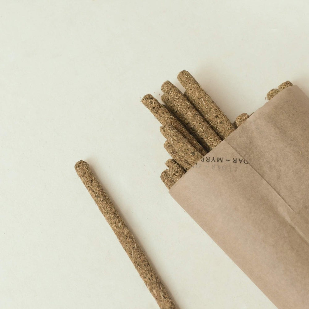 CEDAR AND MYRRH Lavender Hand - Rolled Mini Incense Sticks – 30 Sticks - lily & onyx