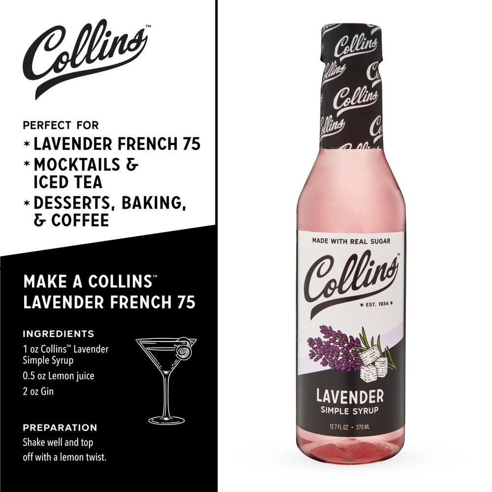
                      
                        Collins Lavender Syrup, 12.7 oz - lily & onyx
                      
                    