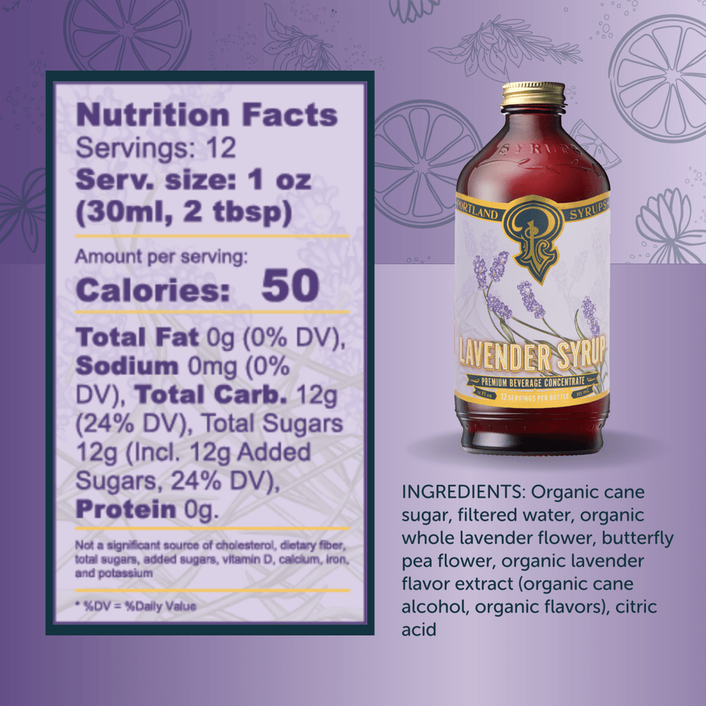 
                      
                        Portland Syrups Lavender Syrup, 2 Pack - lily & onyx
                      
                    