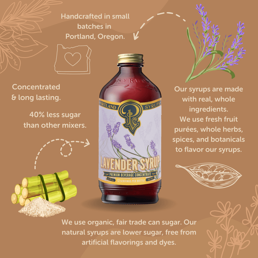 
                      
                        Portland Syrups Lavender Syrup, 2 Pack - lily & onyx
                      
                    