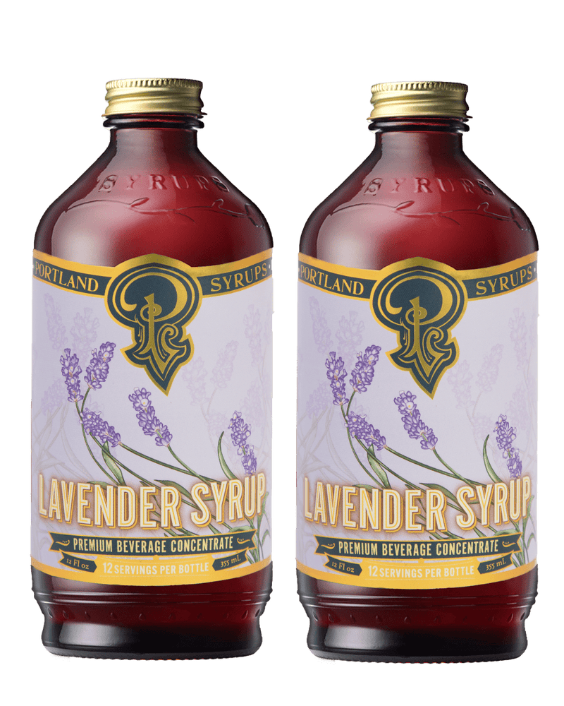 Portland Syrups Lavender Syrup, 2 Pack - lily & onyx