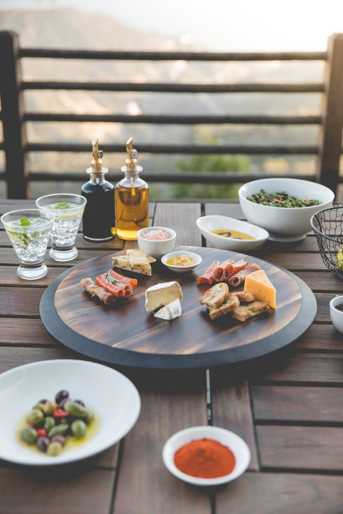 
                      
                        Picnic Time Family of Brands Lazy Susan Serving Platter - lily & onyx
                      
                    