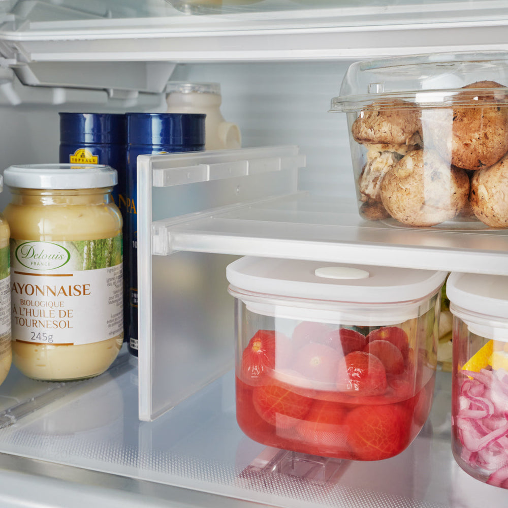 
                      
                        Expandable Refrigerator Riser Shelf
                      
                    
