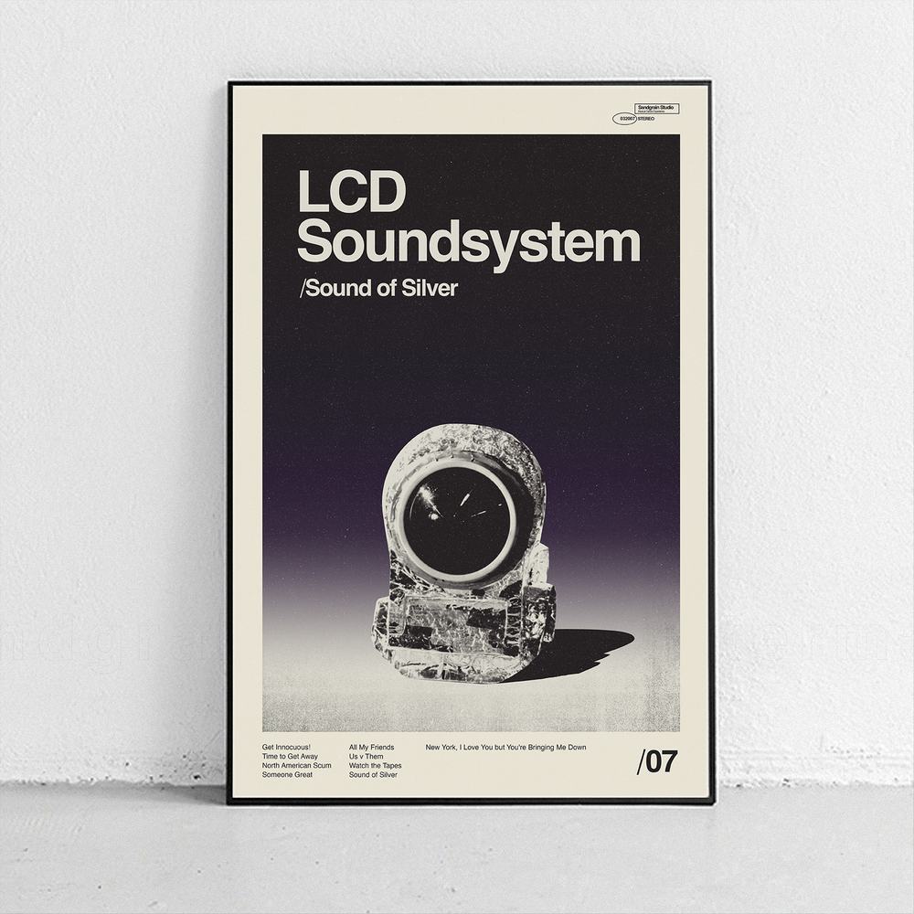 LCD Soundsystem - Sound of Silver Art Print