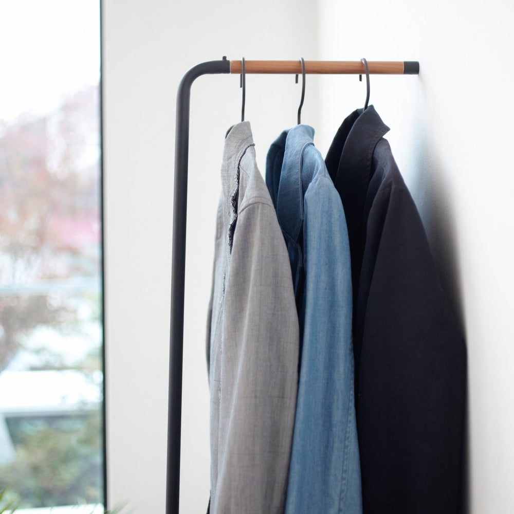 
                      
                        Yamazaki Home Leaning Steel Coat Rack, 63" H - lily & onyx
                      
                    