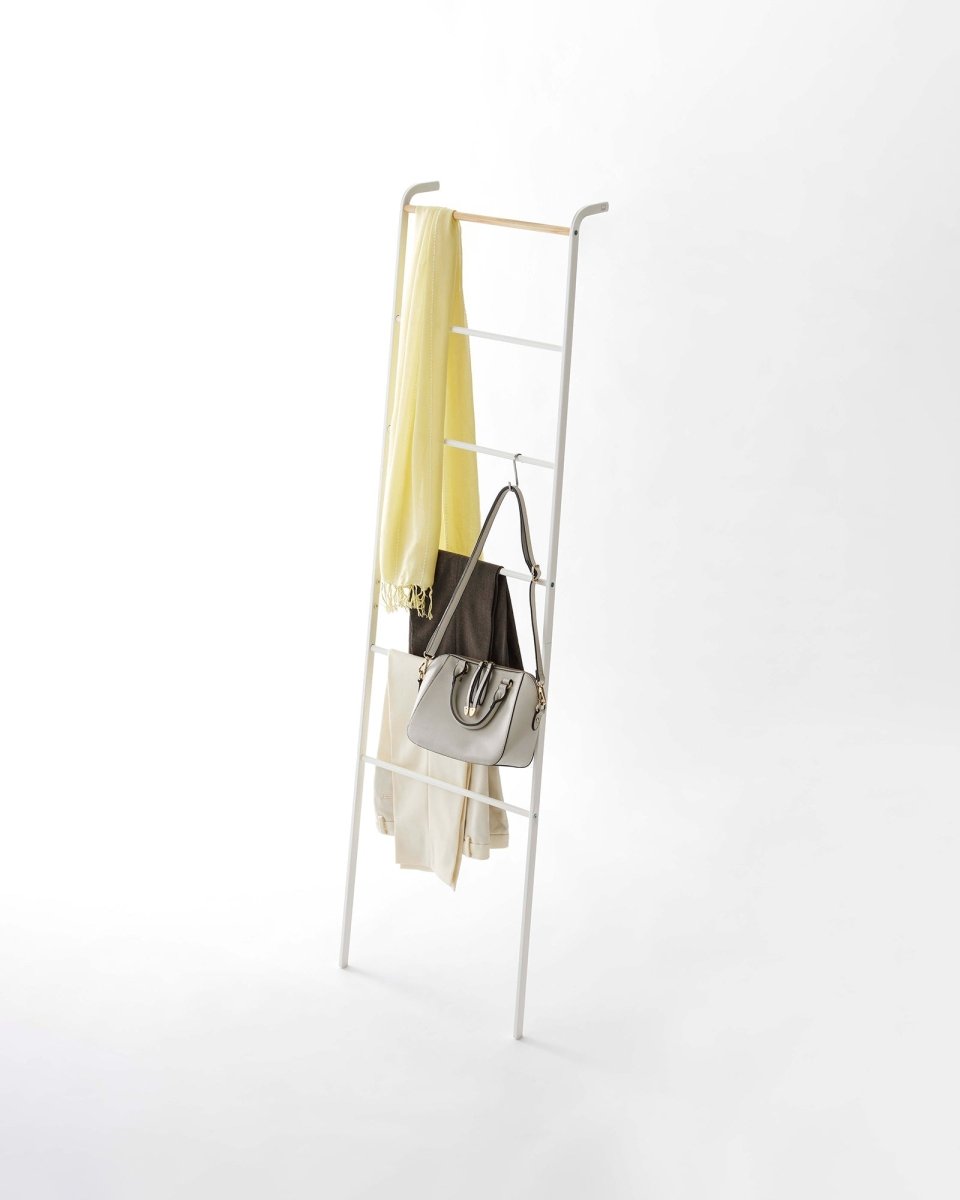 Yamazaki Home Leaning Steel Storage Ladder - lily & onyx