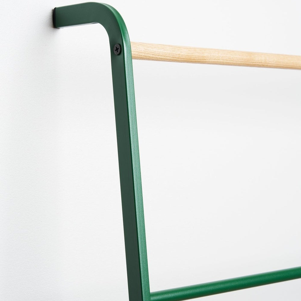 
                      
                        Yamazaki Home Leaning Steel Storage Ladder, 63" H - Forest Green
                      
                    