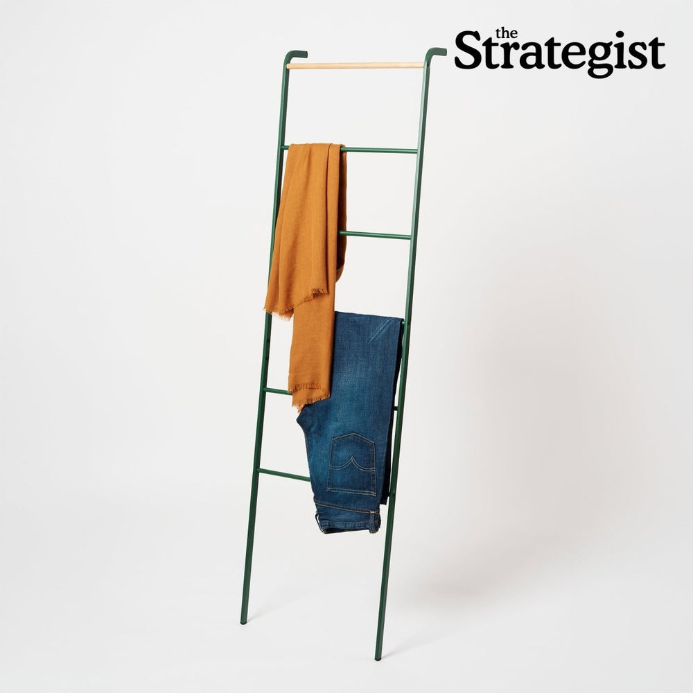 
                      
                        Yamazaki Home Leaning Steel Storage Ladder, 63" H - Forest Green
                      
                    