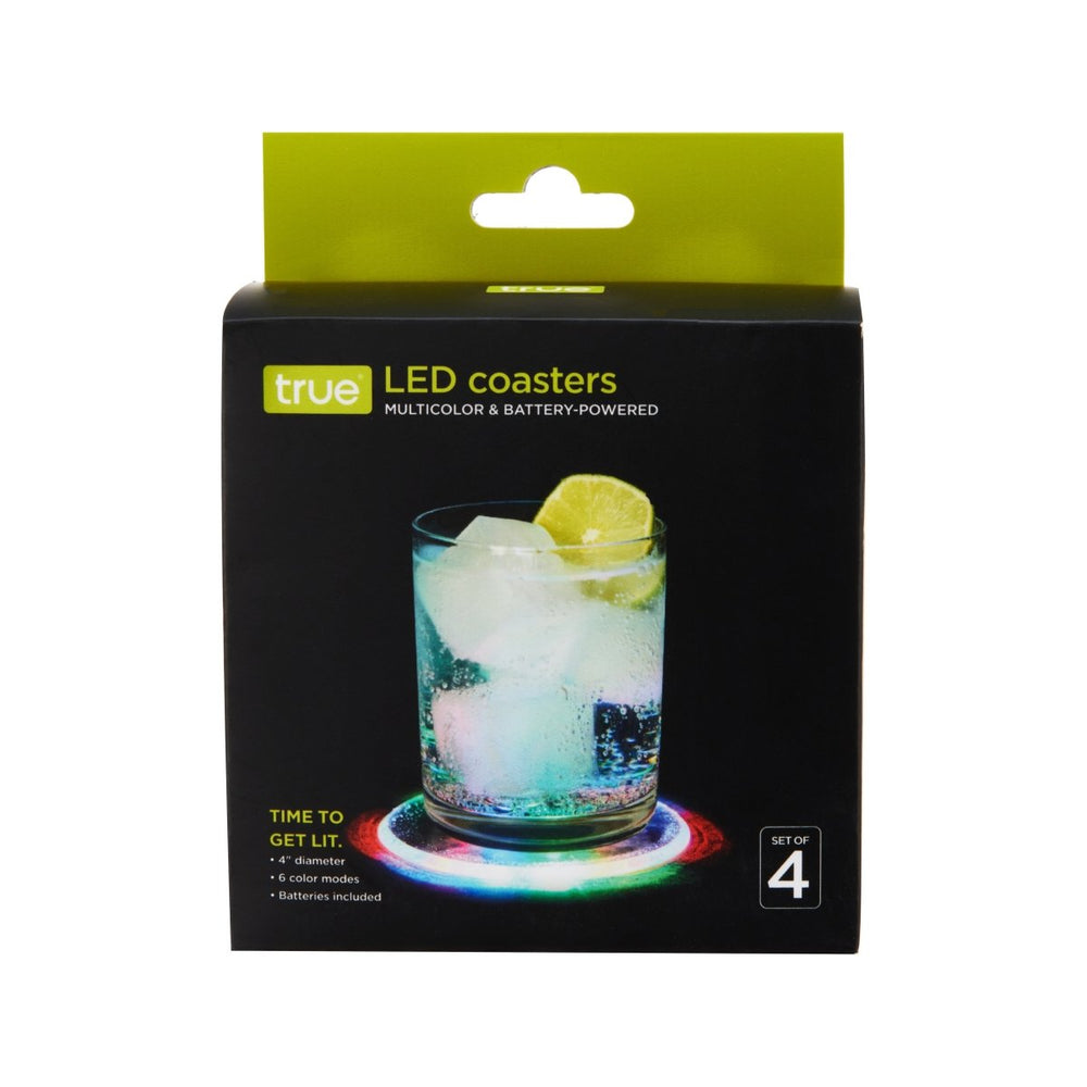 
                      
                        TRUE LED Multicolor Coasters, Set of 4 - lily & onyx
                      
                    