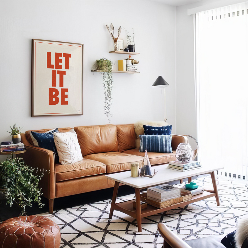 
                      
                        Let It Be - Beatles Typography Art Print
                      
                    