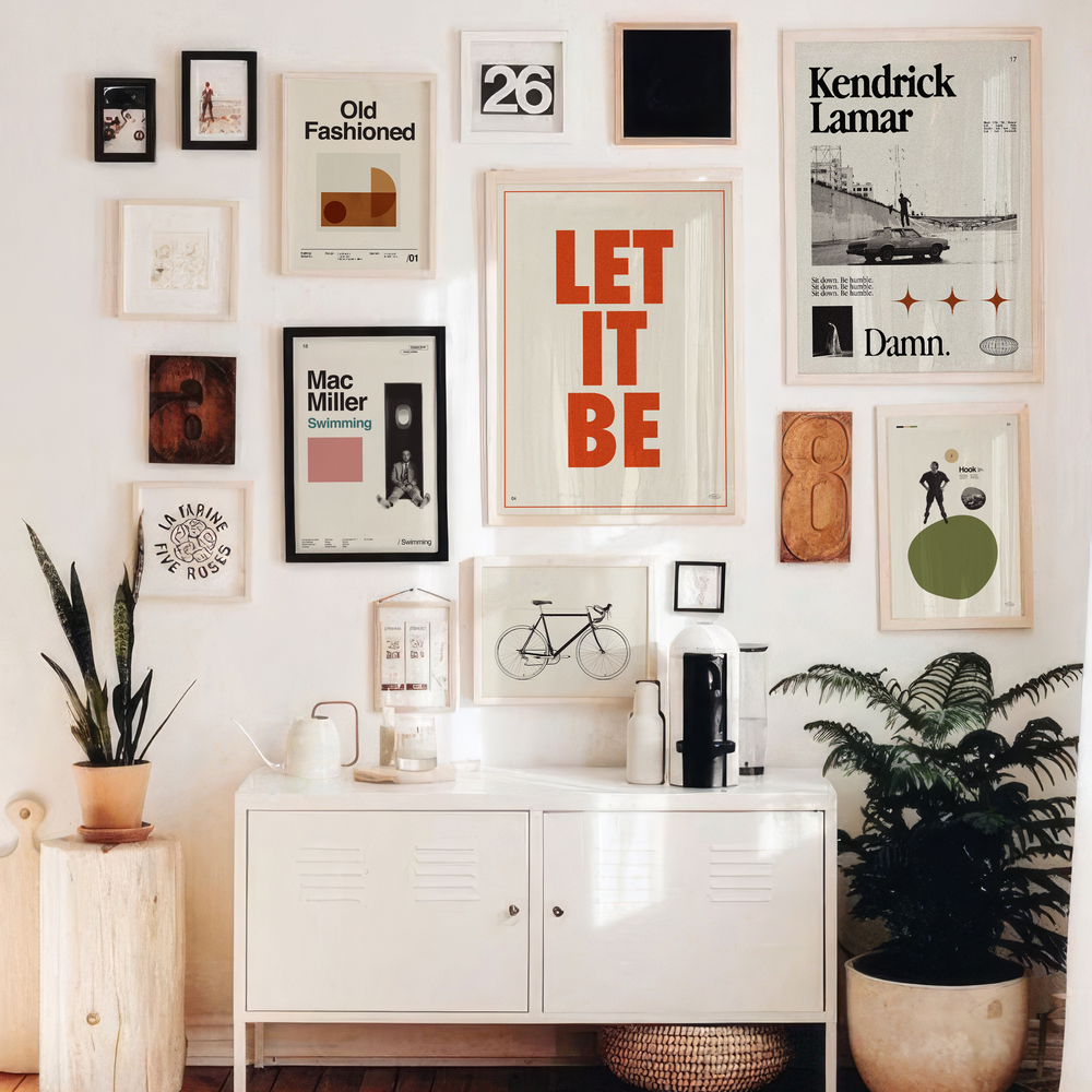 
                      
                        Let It Be - Beatles Typography Art Print
                      
                    