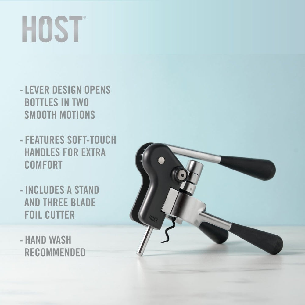 
                      
                        Host Lever Corkscrew & Foil Cutter Set - lily & onyx
                      
                    