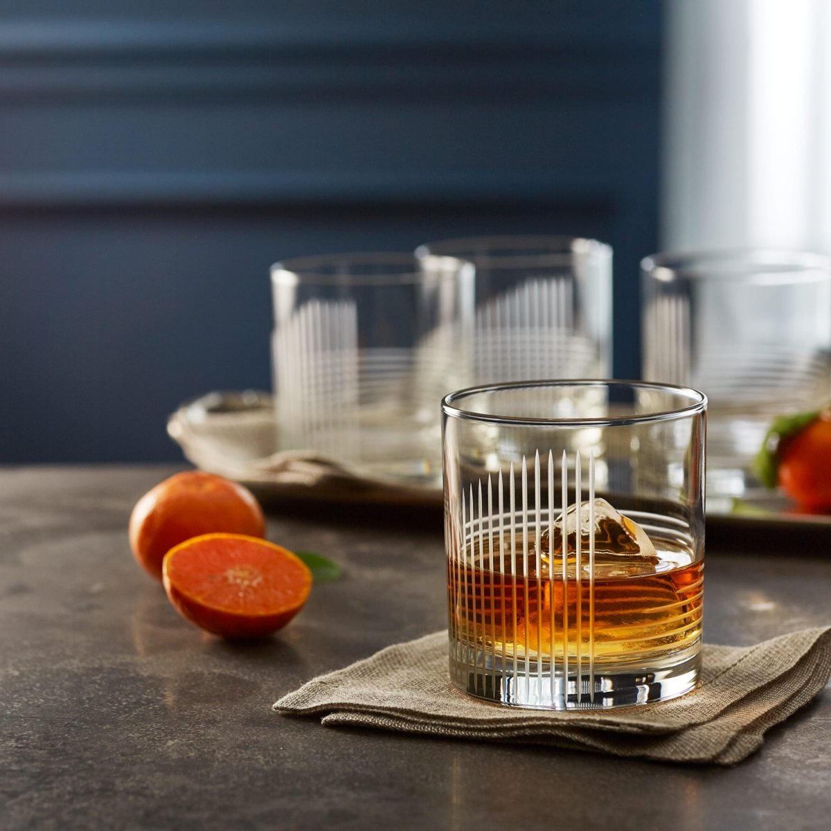Libbey Libbey Cut Cocktails Passage Rocks Glasses, 11 - ounce, Set of 4 - lily & onyx