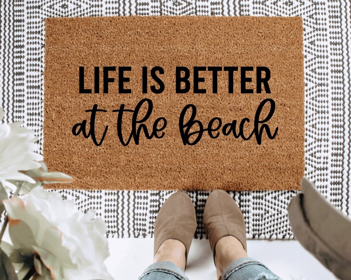 The Doormat Co. Life Is Better At The Beach Doormat - lily & onyx