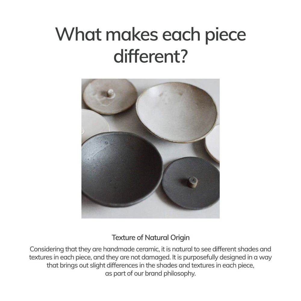 
                      
                        CEDAR AND MYRRH Light Gray Ceramic Incense Bowl - lily & onyx
                      
                    