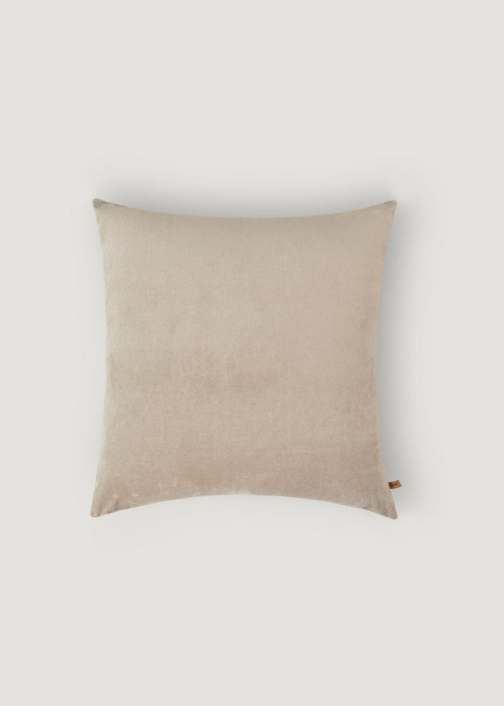 
                      
                        Saardé Light Grey Linen and Velvet Square Pillow Cushion - lily & onyx
                      
                    