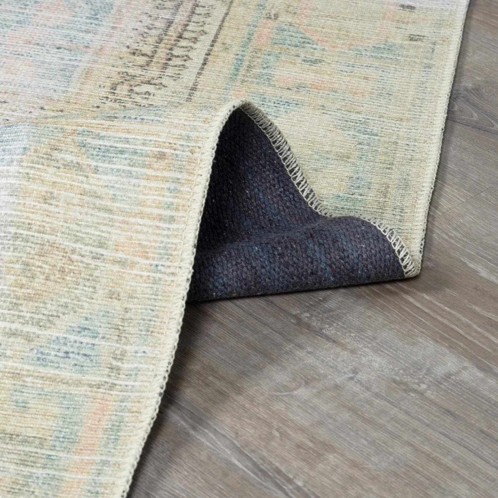
                      
                        Hauteloom Light Olive Baloy Vintage Washable Area Rug - lily & onyx
                      
                    