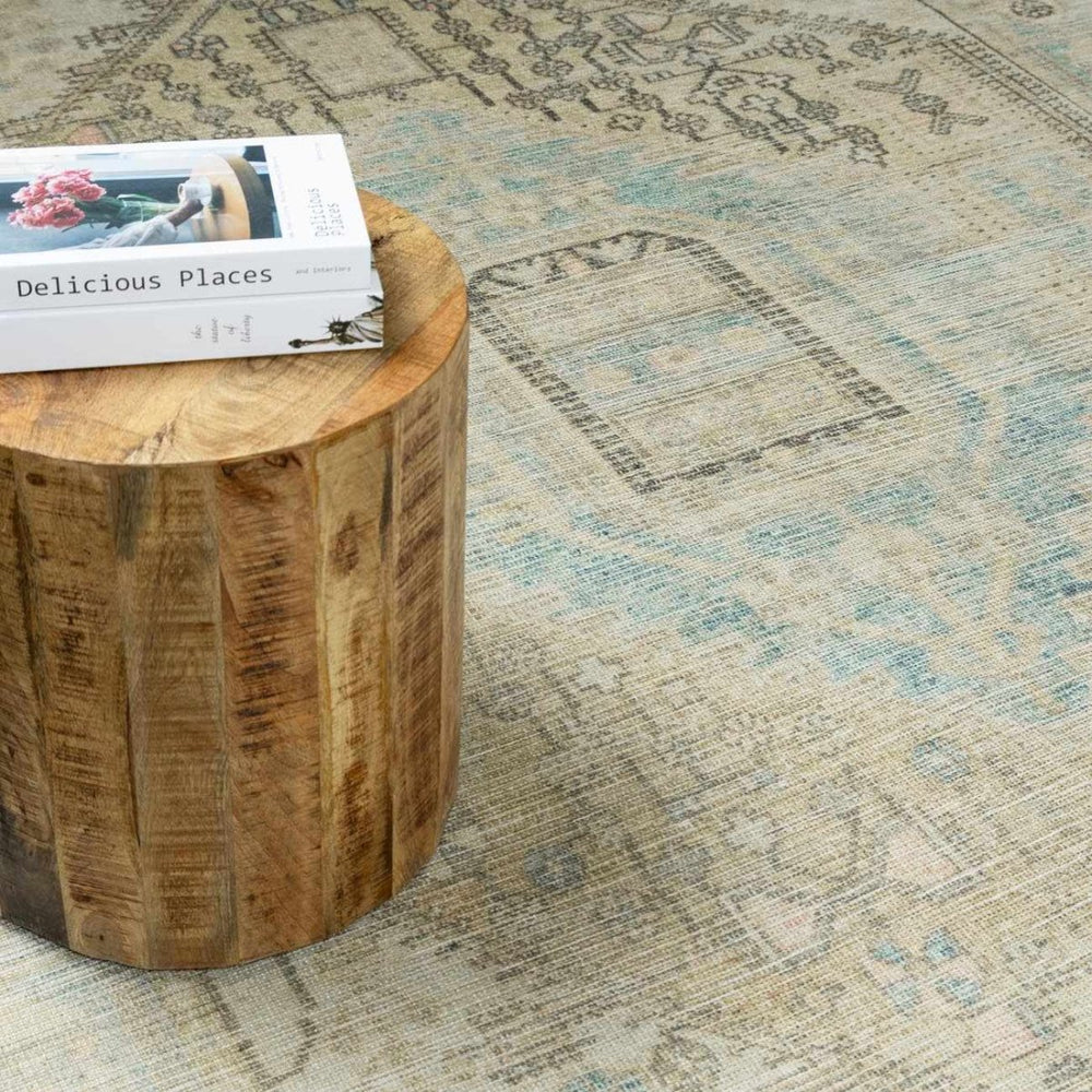 
                      
                        Hauteloom Light Olive Baloy Vintage Washable Area Rug - lily & onyx
                      
                    