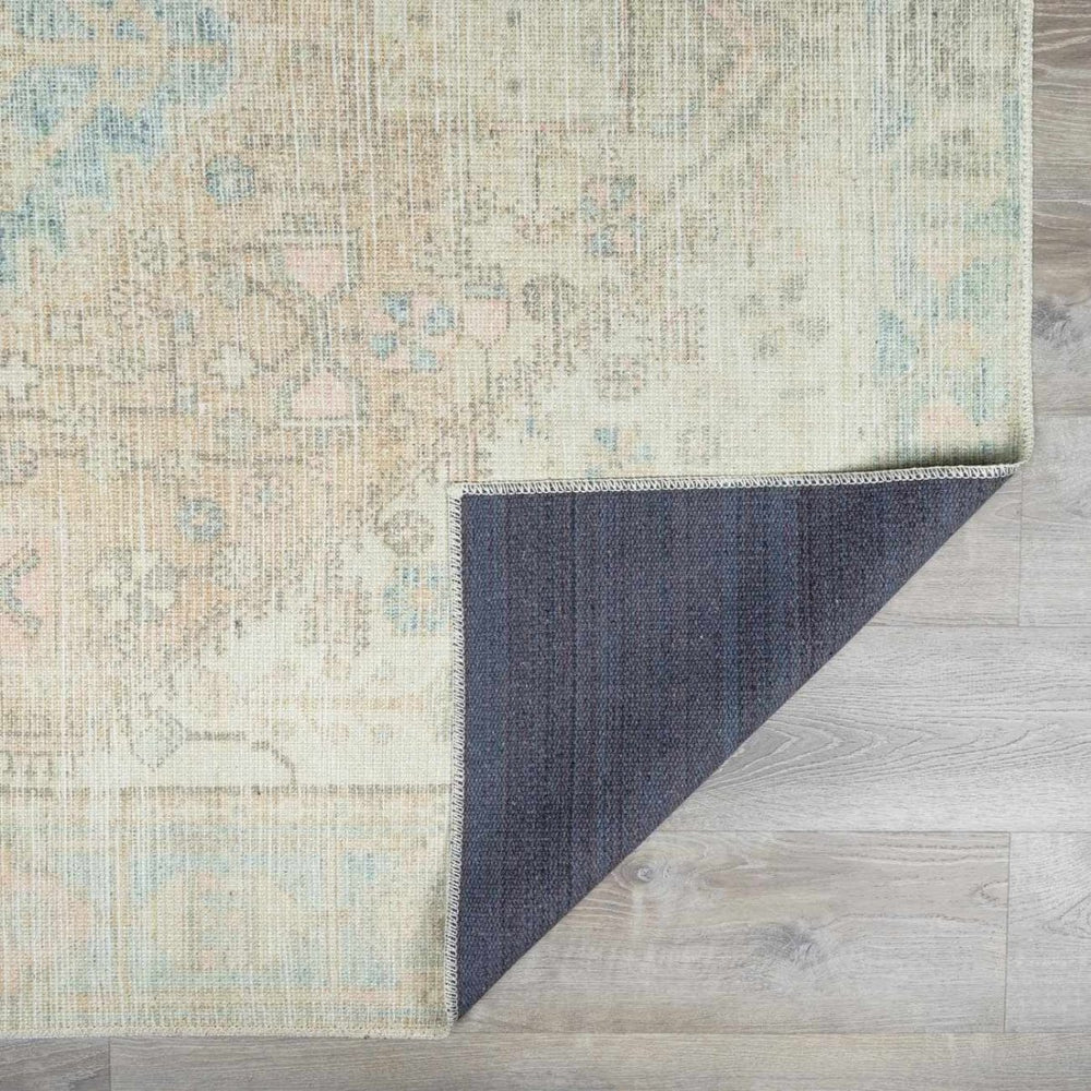 
                      
                        Hauteloom Light Olive Baloy Vintage Washable Area Rug - lily & onyx
                      
                    